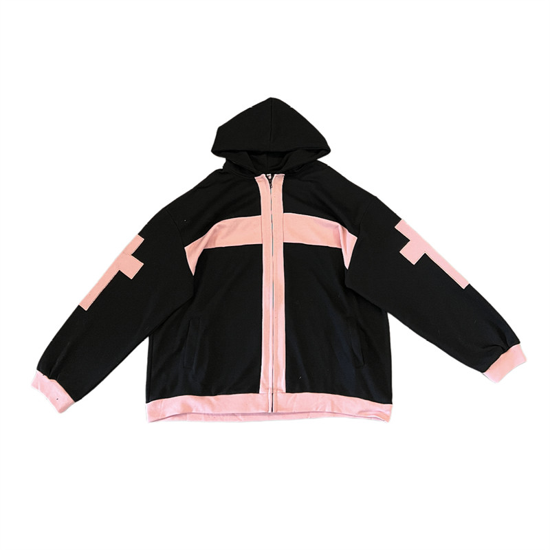 Cardigan cu glugă cu glugă 2023, jachete pentru femei, primăvară, toamnă, pentru studenți, cu fermoar, haine pentru femei JP728