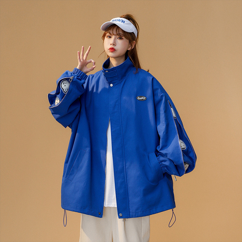 Ocazional stil Harajuku Paltoane scurte albe Îmbrăcăminte pentru femei primăvară toamnă Trenciuri Jachete casual Fete îmbrăcăminte exterioară jp221