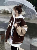 Nové jarné a jesenné kabáty 2022, dámske oblečenie, retro baseballové uniformy, bundy, dievčenské vrchné oblečenie, jesenné bundy Harajuku jp299