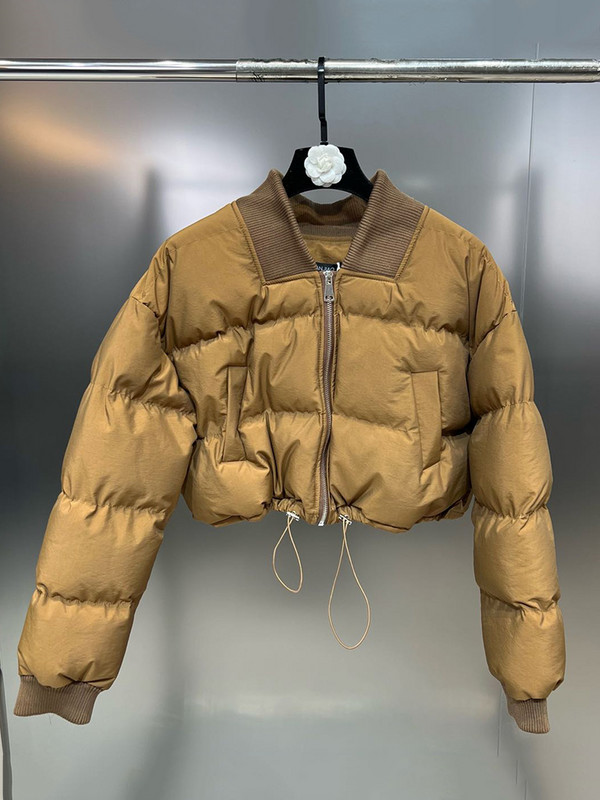 DEAT Fashion paprastas vienspalvis kišeninis raištelis su medvilne paminkštintas švarkas, moteriškas trumpas paltas ilgomis rankovėmis, 2023 m. žiemos 11P01680