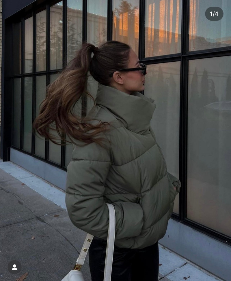 „Jyate Stand Collar“ vienspalvės striukės su užtrauktuku moterims, atsparios vėjui ir šalčiui, medvilninis paltas, moteriškas trumpas žiemos striukė