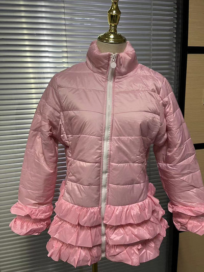 2023, parka pentru femei, jachetă de iarnă, haină pentru femei, ocazional, solid, guler, parka, jachete, haină din bumbac, îmbrăcăminte de stradă, slim fit