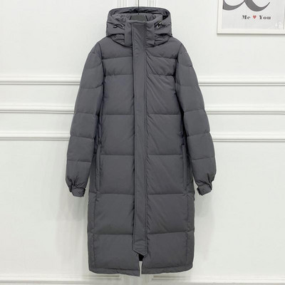 2023 Noua versiune coreeană a jachetei căptușite largi și explozive Jachetă căptușită peste genunchi în secțiune lungă de iarnă pentru femei