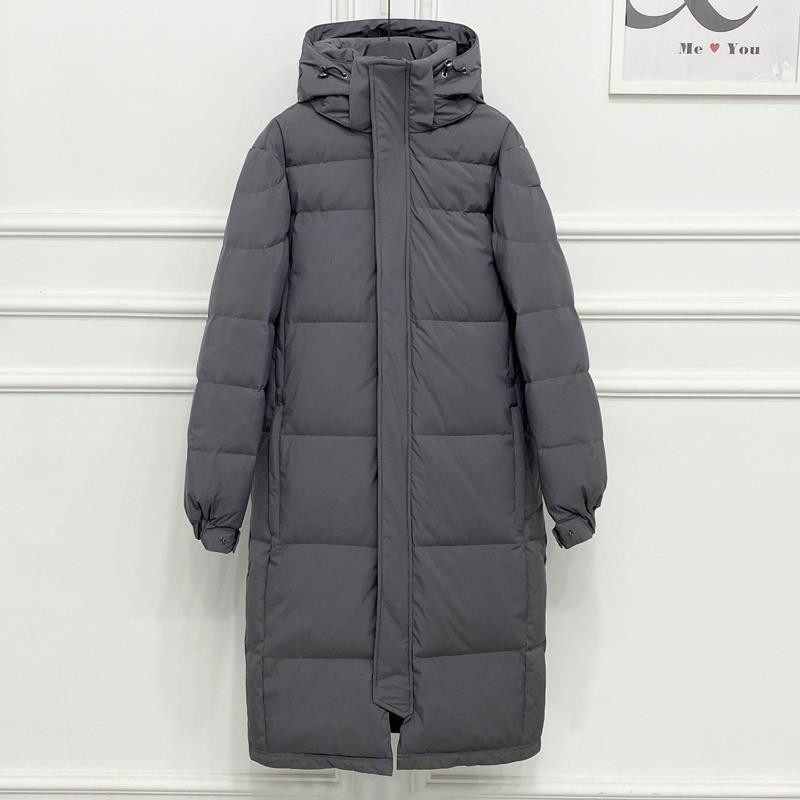 2023 Noua versiune coreeană a jachetei căptușite largi și explozive Jachetă căptușită peste genunchi în secțiune lungă de iarnă pentru femei