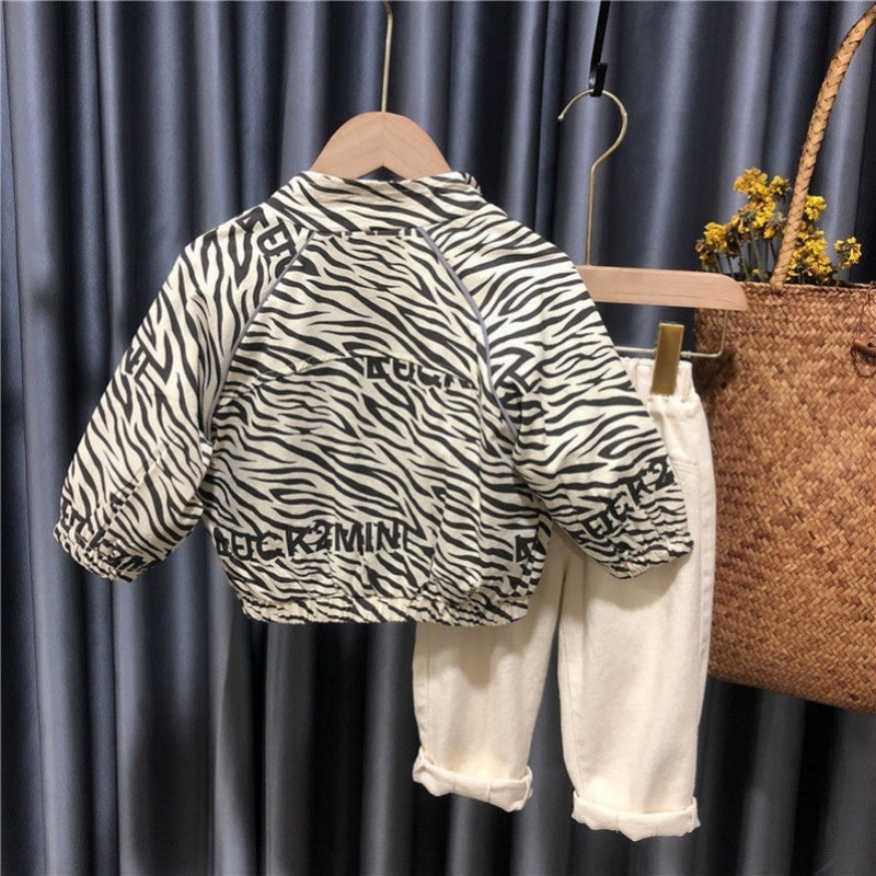 2023, primăvară, toamnă, îmbrăcăminte exterioară, cu imprimeu leopard, denim, jachetă ocazională pentru copii, cu mâneci lungi, pentru copii, pentru copii, haină cool