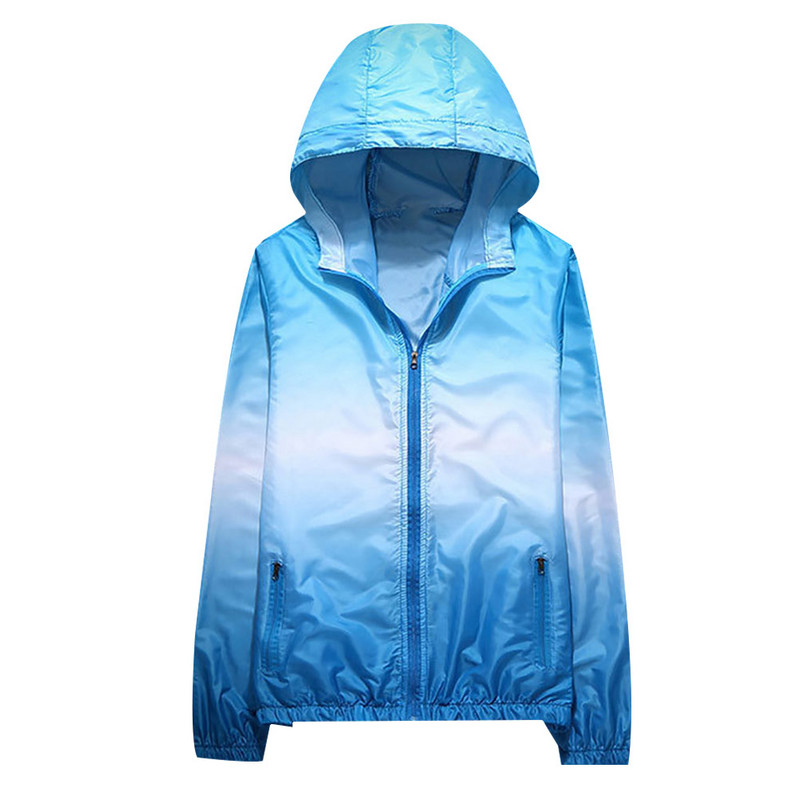 Μόδα ντεγκραντέ Ρούχα ψαρέματος Καλοκαιρινό Anti UV ηλιακό φως Αδιάβροχες τσέπες με κουκούλα Μπουφάν ψαρέματος Unisex για ενήλικες εξωτερικού χώρου