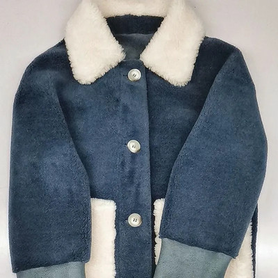 Piele Păr Un singur corp haină granulară granulată din lână pentru femei Blana pentru femei imitație lână de miel la modă Jachetă pentru femei din lână de calitate superioară