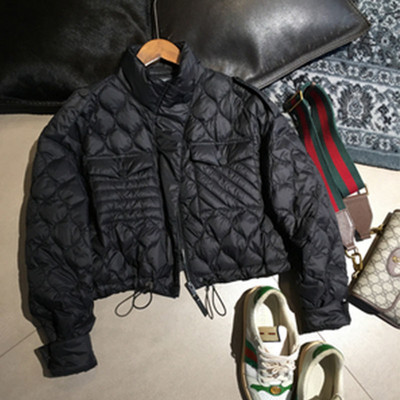 Reducere Jachetă decupată pentru femei Trend Coreeană Streetwear Y2k Jachetă scurtă din puf Transport gratuit Jachete Femei Iarna 2023 Paltoane matlasate