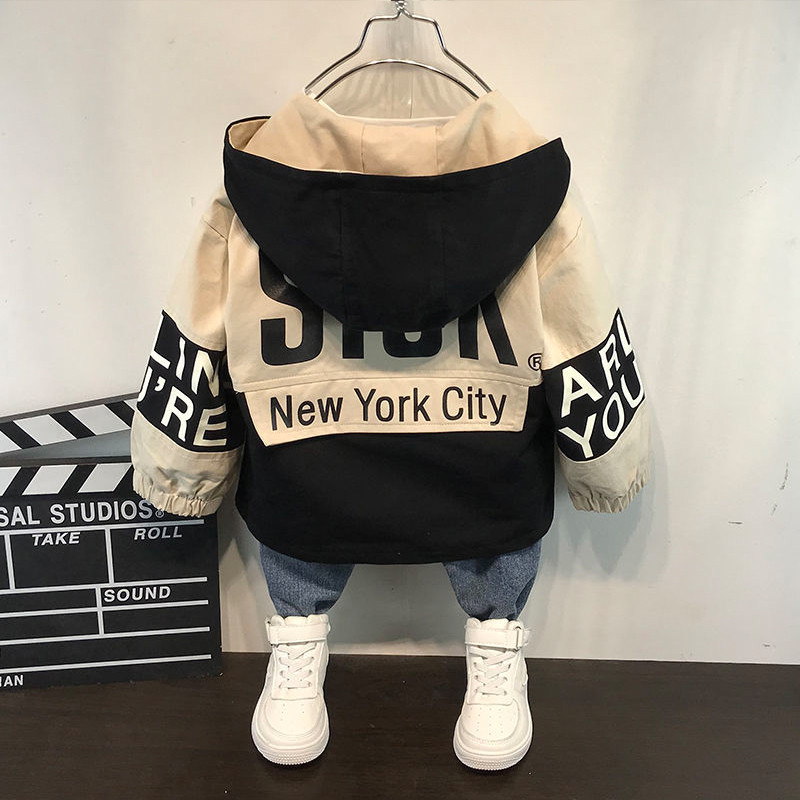 Îmbrăcăminte pentru copii Jachetă de primăvară și toamnă pentru băieți.