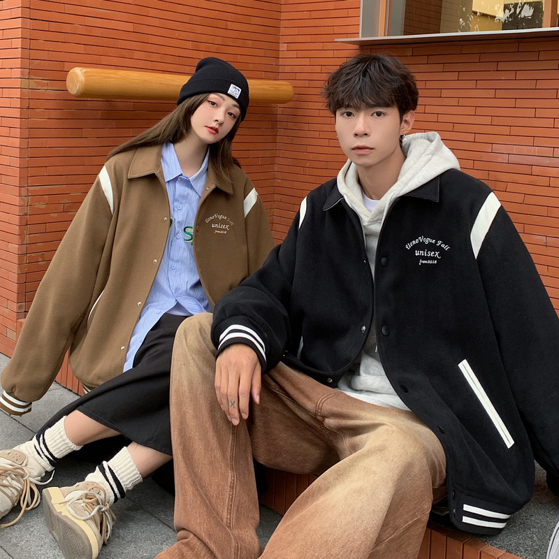 Primăvară Toamnă Patchwork Brodat Litere Femei Jachetă Antrenori Varsity Unisex Bărbați Baseball Bomber Manta High Streetwear Cuplu Chic
