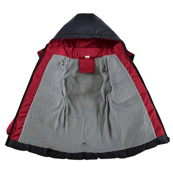 Βρεφικό μπουφάν για αγόρια Φθινοπωρινό χειμωνιάτικο μπουφάν για αγόρια Παιδικό μπουφάν Παιδικό με κουκούλα Ζεστό πανωφόρι Ζεστό παλτό για αγόρια ρούχα 2-5 ετών