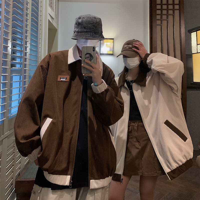 Primăvară toamnă velur femei jachetă bomber de baseball unisex bărbați High Streetwear haină cuplu casual șic hip hop dans student