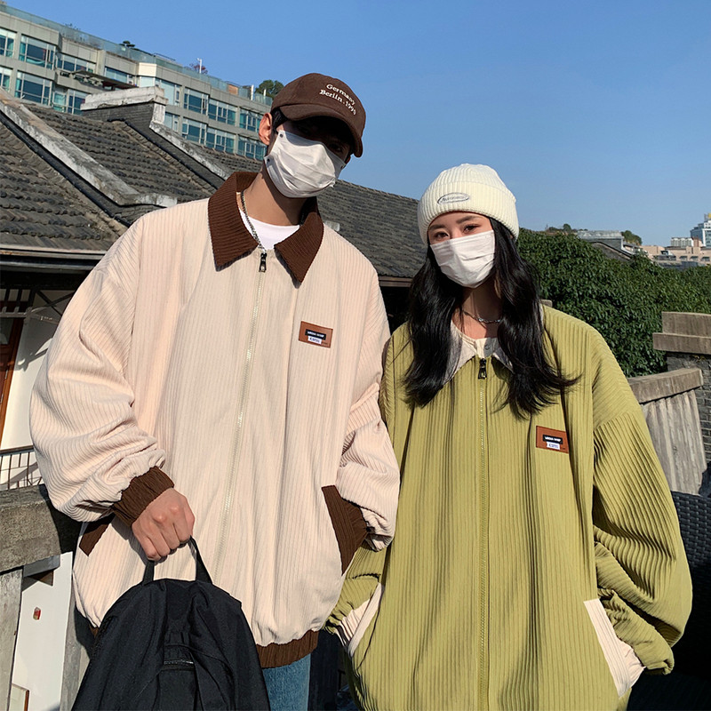 Primăvară toamnă velur femei jachetă bomber de baseball unisex bărbați High Streetwear haină cuplu casual șic hip hop dans student