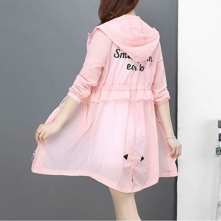 Îmbrăcăminte rezistentă la soare Protecție UV pentru femei Vară Nou 2020 Lungime mijlocie Ultra-subțire Lângă subțire BF Jachetă complet asortată Moda