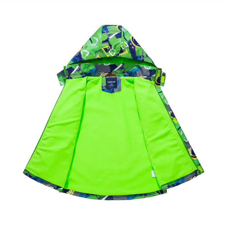 Nouă primăvară, toamnă, îmbrăcăminte exterioară pentru copii, jachete pentru copii la modă, lână polară cu două etaje, impermeabilă, rezistentă la vânt