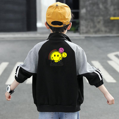 Jachetă pentru băieți 4-12, primăvară și toamnă 2022, jachetă nouă pentru copii, jachetă cu desene animate, haine pentru copii, haină și trenci