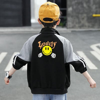 Jachetă pentru băieți 4-12, primăvară și toamnă 2022, jachetă nouă pentru copii, jachetă cu desene animate, haine pentru copii, haină și trenci