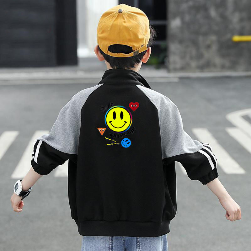 Jachetă pentru băieți 4-12, primăvară și toamnă 2022, jachetă nouă pentru copii, jachetă cu desene animate, haine pentru copii, haină și trenci