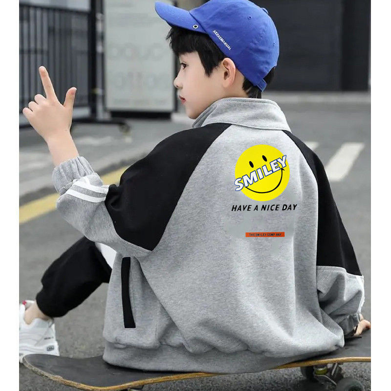 Jachetă pentru băieți 4-12, primăvară și toamnă 2022, jachetă nouă pentru copii, jachetă cu desene animate, haine pentru copii, haină și trenci