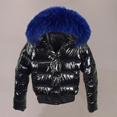 Naiste soliidne must ülisuur Parkas Moodne lühike mantel 2023 talvejoped Naiste veekindel naiste mantel, soe elegantne sulejope