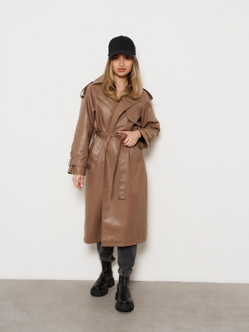 Trench de damă clasic pardesiu