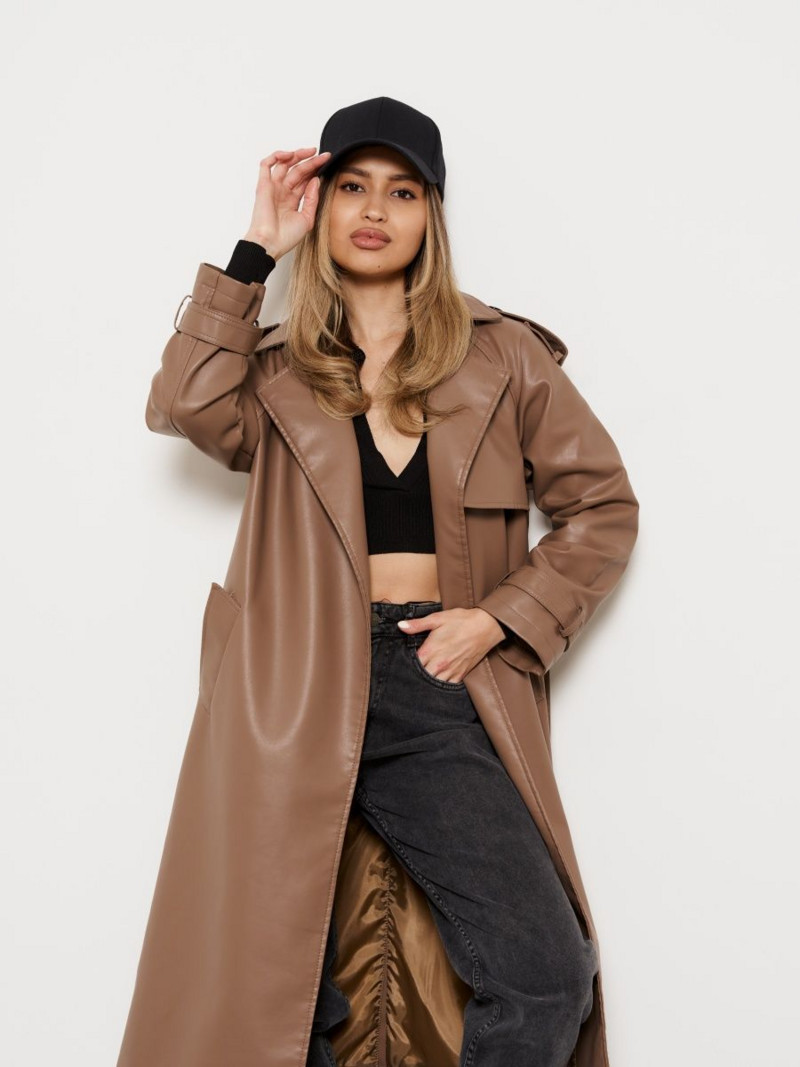 Trench de damă clasic pardesiu