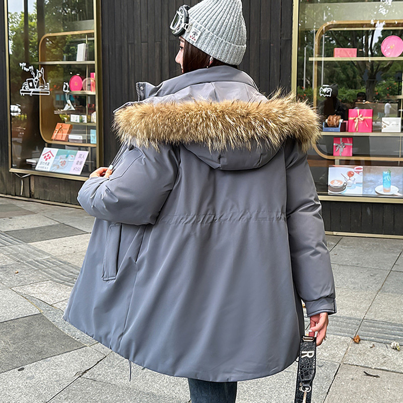 Nova 2023., deblja pamučna topla zimska jakna, kaput, ženske ležerne parke, zimska odjeća s kapuljačom