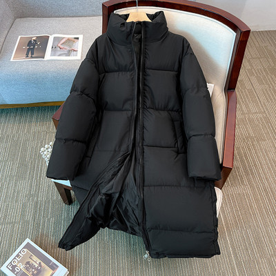 Jachetă de iarnă pentru femei 2023, haină lungă, parka căptușită din bumbac, jachete puf pentru femei, jachete rezistente la vânt.