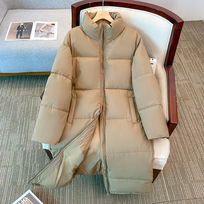 Jachetă de iarnă pentru femei 2023, haină lungă, parka căptușită din bumbac, jachete puf pentru femei, jachete rezistente la vânt.