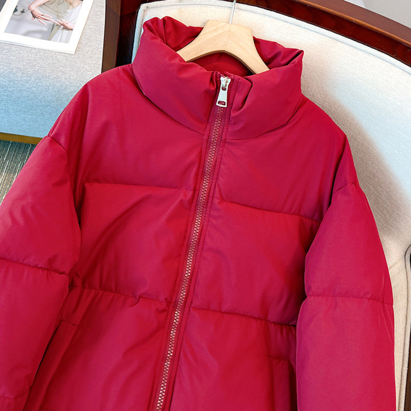 Jachetă de iarnă pentru femei 2023, haină lungă, parka căptușită din bumbac, jachete puf pentru femei, jachete rezistente la vânt.