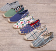 Bărbați Femei Lenjerie Respirabilă Casual Pantofi Plati Moda Pânză Espadrile Vară Pescar Conduit Încălțăminte