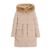 Parka căptușită din bumbac de iarnă 2023, haină lungă de zăpadă cu glugă, jachetă puf pentru femeie, pardesiu cald, cu șnur, îmbrăcăminte de îmbrăcăminte rezistentă la vânt