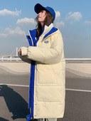 KBAT žieminės moteriškos ilgos parkinės striukės laisvalaikio gobtuvu storos šiltos vėjo nepraleidžiančios parkas Sonw paltai, madingi, moteriški, atsparūs vėjui viršutiniai drabužiai