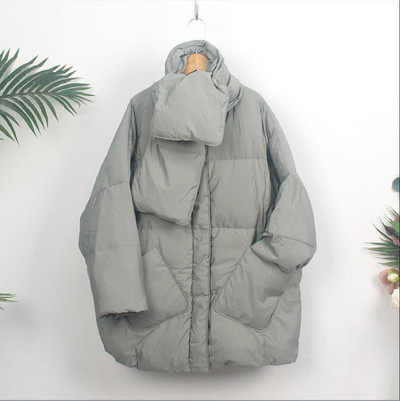 KBAT 2023 uus 90% valge pardi sulejope Naiste avar jope, soe naiste mantlid, üherealised ülisuured ülerõivad