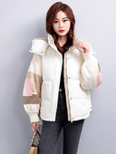 KBAT Naujos žieminės moteriškos trumpos striukės Laisvalaikio storo šilto gobtuvo paltas Moteriški žieminiai viršutiniai drabužiai laisvi striukė Parkai