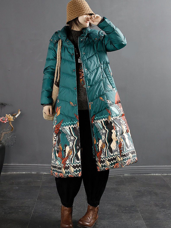 2023 m. žiemos moteriškas ilgas parkas, madingas Sonw paltas, storas, itin lengvas, 90 % balta pūkinė striukė šilta moteriška, atspari vėjui