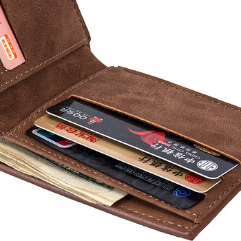 Ανδρικό πορτοφόλι ανδρικό πορτοφόλι για άντρες Πορτοφόλια με φερμουάρ Θήκη για κάρτα Ανδρική τσάντα για χρήματα Classic Monederos De Hombre