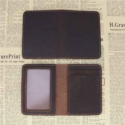 1052 Nou Sosire Vintage Bărbați Suport card de credit Portofel mic Geanta de bani Husă pentru cărți de identitate Mini posetă pentru bărbați