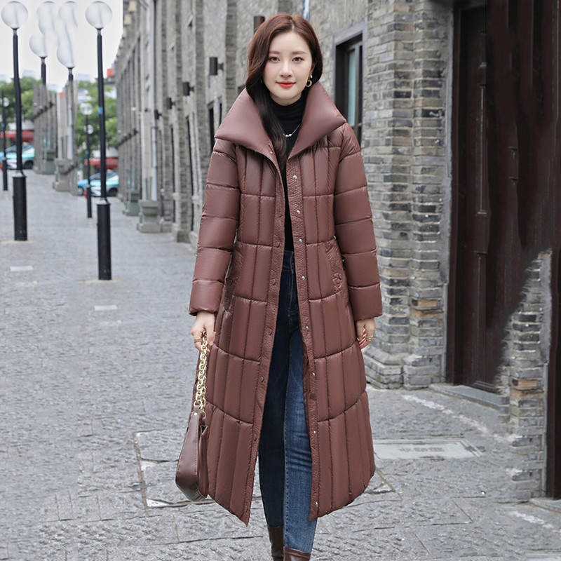 Zimske ženske donje jakne 2023. Topli ležerni kaput Pamučno podstavljena parka Ženska pufer jakna s remenom Parka kaput