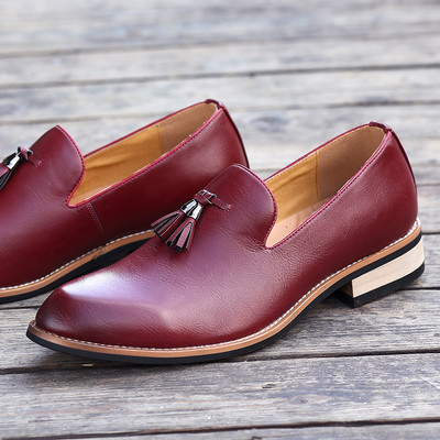 Meeste Kleit Kingad Härrased Briti stiilis Paty Nahast Pulmakingad Mehed Nahast Oxfordi Pidulikud kingad Loafers Zapatos Hombre