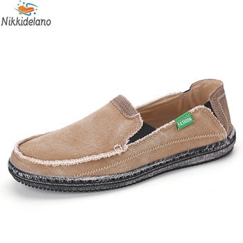 2023 Summer ανδρικά παπούτσια καμβά Espadrilles Breathable Casual Ανδρικά Loafers Άνετα Υπερελαφριά Lazy Boat Shoes Plus Size 48