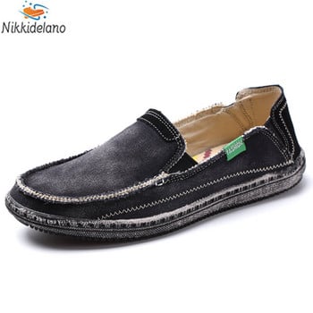 2023 Summer ανδρικά παπούτσια καμβά Espadrilles Breathable Casual Ανδρικά Loafers Άνετα Υπερελαφριά Lazy Boat Shoes Plus Size 48