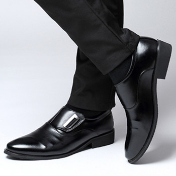 Обувки Oxford за мъже Обувки за рокля Мъжки официални обувки С остри пръсти Бизнес сватбени обувки Обувки за рокля Мъжки дизайнерски мъжки обувки Мокасини