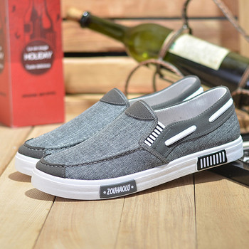 Νέα καλοκαιρινά ανδρικά παπούτσια καμβά εσπαντρίγιες 2023 Breathable casual ανδρικά παπούτσια Loafers Άνετα Ultralight Lazy Boat παπούτσια