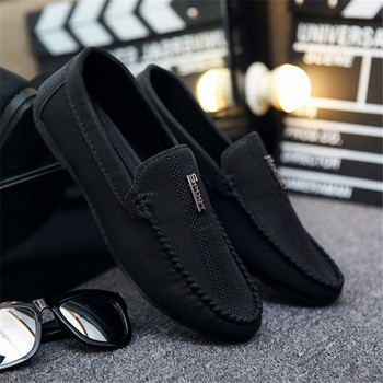 Кожени мъжки обувки Луксозна марка 2019 Италиански ежедневни мъжки мокасини Мокасини Дишащи черни мъжки дизайнерски обувки за шофиране