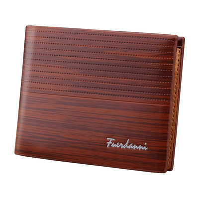 Portofel din piele pentru bărbați vintage, portofel scurt și subțire pentru bărbați, suporturi pentru carduri de credit, portofel pentru bărbați, geantă de bani T002