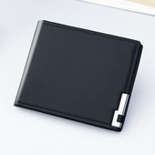 Vânzare fierbinte portofele pentru bărbați la modă 2023, portofel scurt de marcă de lux, portofel cu mai multe carduri, ultra-subțire, pentru bărbați, fără fermoar.