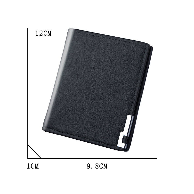 Vânzare fierbinte portofele pentru bărbați la modă 2023, portofel scurt de marcă de lux, portofel cu mai multe carduri, ultra-subțire, pentru bărbați, fără fermoar.