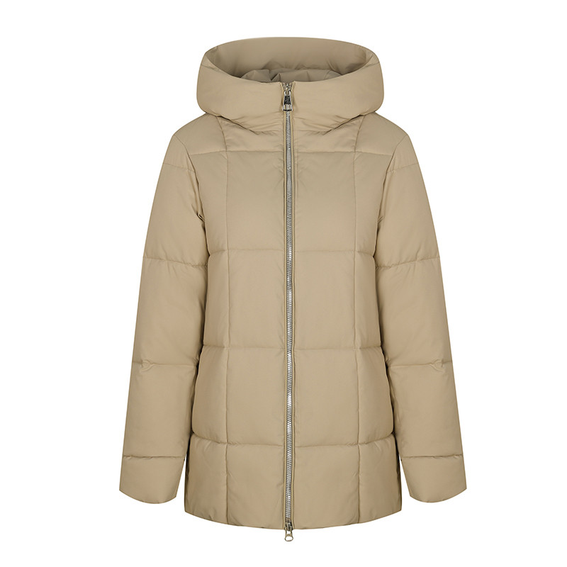 Zimné parky pre ženy s kapucňou, dámske kabáty, voľná dámska prešívaná bunda, snežný dámsky kabát, dámske bundy, doprava zdarma