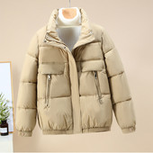 2023 Jachetă de puf supradimensionată de iarnă pentru femei. Palton căptușit din bumbac.